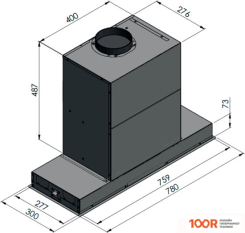 Кухонная вытяжка Faber HAVA X 78 325.0570.133 (37914)