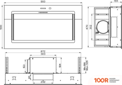 Кухонная вытяжка Faber C-AIR KL A90 350.0615.705 (37890)