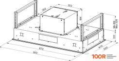 Кухонная вытяжка Faber C-AIR KL A90 350.0615.705 (37890)