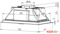 Кухонная вытяжка Evelux MARGIT 60 B (37810)