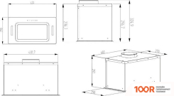 Кухонная вытяжка Evelux ARVID 60 BG (37784)