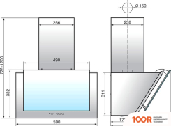 Кухонная вытяжка Elikor РУБИН 60П-650-К3Д (ЧЕРНЫЙ/АНТРАЦИТ) (934366) (37741)