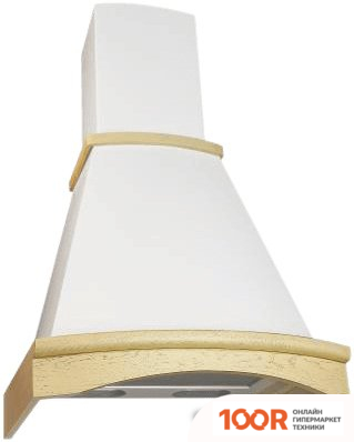 Кухонная вытяжка Elikor РОТОНДА 90П-650-П3Д 964121 (БЕЖЕВЫЙ/ДУБ КРЕМ ПЛАТИНА ЗОЛОТО) (37738)