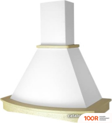 Кухонная вытяжка Elikor РОТОНДА 90П-650-П3Д (БЕЖЕВЫЙ/ДУБ БЕЛЫЙ/ПАТИНА ЗОЛОТО) (37735)