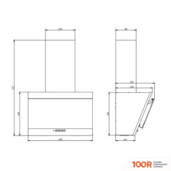 Кухонная вытяжка Elikor КОРАЛЛ 50П-430-К3Д (БЕЛЫЙ) (37711)