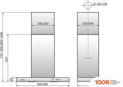Кухонная вытяжка Elikor КВАДРА 60П-430-К3Д (АНТРАЦИТ) (942970) (37706)