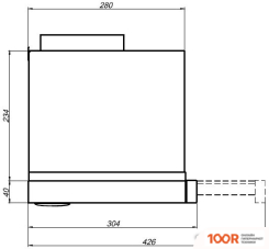 Кухонная вытяжка Elikor ИНТЕГРА GLASS 60П-650-В2Л (ЧЕРНЫЙ/СТЕКЛО ЧЕРНОЕ) (37694)