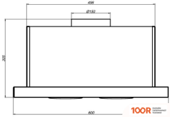 Кухонная вытяжка Elikor ИНТЕГРА GLASS 60П-650-В2Л (ЧЕРНЫЙ/СТЕКЛО ЧЕРНОЕ) (37694)