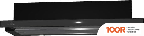 Кухонная вытяжка Elikor ИНТЕГРА GLASS 60П-400-В2Л (ЧЕРНЫЙ/ЧЕРНОЕ СТЕКЛО) (954865) (37691)