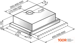Кухонная вытяжка Elikor ИНТЕГРА 50П-400-В2Л (БЕЛЫЙ/ДУБ НЕОКРАШЕННЫЙ) (37684)