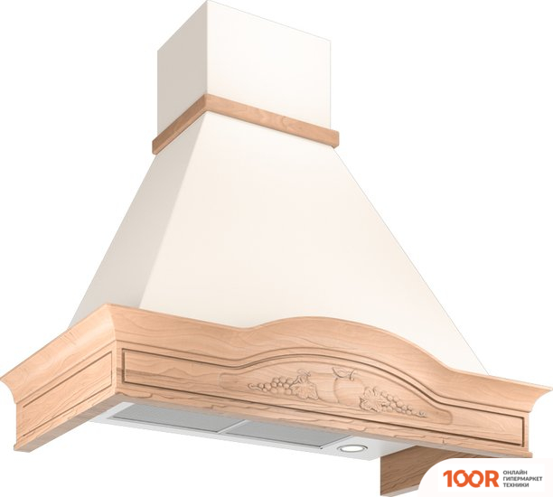 Кухонная вытяжка Elikor ВИЛЛА ФРУКТЫ 90П-650-П3Д (БЕЖЕВЫЙ/ДУБ НЕОКРАШЕННЫЙ) (942290) (37665)