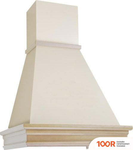 Кухонная вытяжка Elikor ВИЛЛА ВАЛЕНСИЯ 90П-650-П3Д (ТОПЛЕНОЕ МОЛОКО/ДУБ НЕОКРАШЕННЫЙ) (943928) (37652)