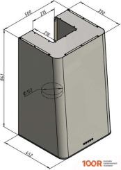 Кухонная вытяжка Elikor MIX 50П-650-Э3Д 942323 (БЕЛЫЙ) (37579)