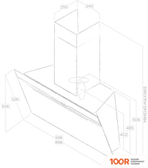 Кухонная вытяжка Elica MAJESTIC BL/A/60 PRF0117381A (37474)