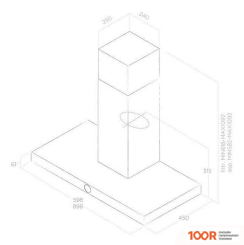 Кухонная вытяжка Elica LOL IX/A/90 (37471)