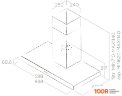 Кухонная вытяжка Elica JOY WHIX/A/90 PRF0104631A (37441)