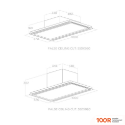 Кухонная вытяжка Elica HILIGHT-X NO MOTOR IX/A/100 (37427)