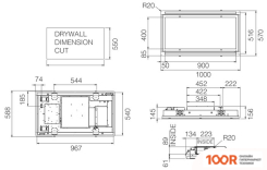 Кухонная вытяжка Elica HILIGHT-X H16 BL MAT/A/100 PRF0173443A (37421)