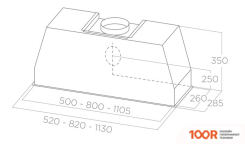 Кухонная вытяжка Elica CT35 PRO IX/A/90 PRF0183209 (37360)