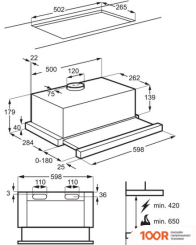 Кухонная вытяжка Electrolux LFP316FW (37287)