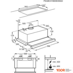 Кухонная вытяжка Electrolux LFP316FB (37286)