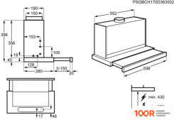 Кухонная вытяжка Electrolux EFP60460OX (37251)