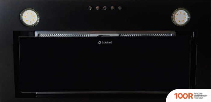 Кухонная вытяжка Ciarko BRUTTO 600 (ЧЕРНЫЙ) (37108)