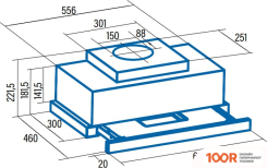 Кухонная вытяжка CATA TFH 6630 X 02010300 (37043)