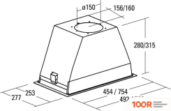 Кухонная вытяжка CATA GT PLUS 45 BK/M (37007)