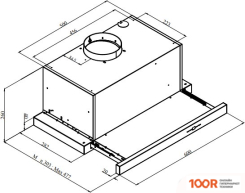 Кухонная вытяжка BEKO HNT61630X (36827)