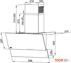 Кухонная вытяжка BEKO HCA 62320 WH (36803)