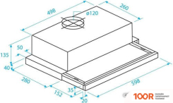 Кухонная вытяжка BEKO CTB 6250 B (36799)