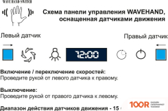 Кухонная вытяжка Backer AH60E-MC-AT BLACK 12K (36742)