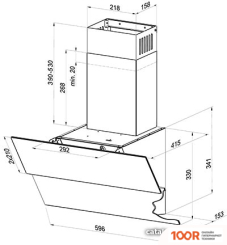 Кухонная вытяжка Alveus ASAMA 60 (36714)
