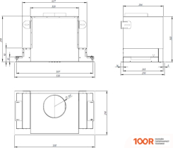 Кухонная вытяжка Akpo NEVA GLASS II 60 WK-10 (БЕЛЫЙ) (36674)