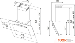 Кухонная вытяжка Akpo NERO ECO 60 WK-4 (ЧЕРНЫЙ) (36642)