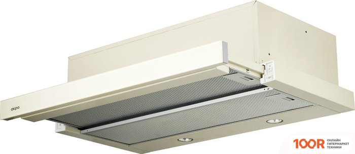 Кухонная вытяжка Akpo LIGHT ECO GLASS TWIN 60 WK-7 Т-300 (НЕРЖАВЕЮЩАЯ СТАЛЬ) (36588)