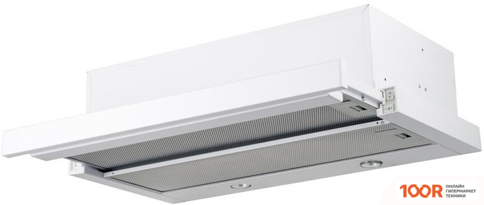 Кухонная вытяжка Akpo LIGHT ECO GLASS TWIN 60 WK-7 Т-300 (БЕЛЫЙ) (36587)