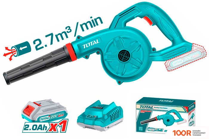 Воздуходувка Total TABLI200281 (С 1-ИМ АКБ) (36196)