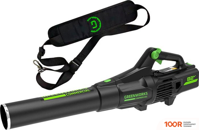 Воздуходувка Greenworks GD82ABIIK2 2407007UA (С 1-ИМ АКБ 2.5 АЧ) (36067)