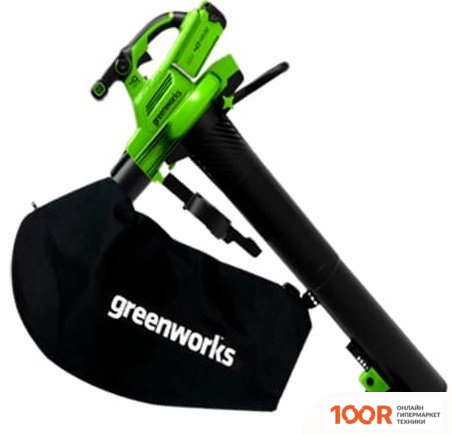 Воздуходувка Greenworks GD40BVIIK4 2406907UB (С 1-ИМ АКБ) (36062)