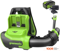 Воздуходувка Greenworks GD40BPG2K4 2408107UB (С 1-ИМ АКБ) (36060)