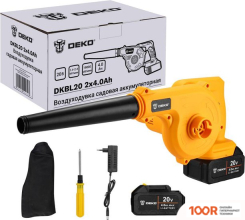 Воздуходувка Deko DKBL20 SET 063-4313 (С 2-МЯ АКБ) (35980)