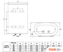 Timberk OPTIMA T-WSS80-FS47-V (35723)