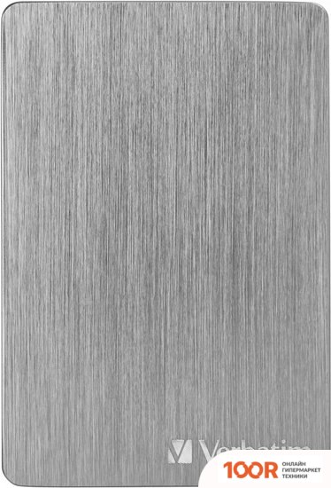 Внешний накопитель Verbatim STORE 'N' GO ALU 2TB (СЕРЫЙ) (33830)