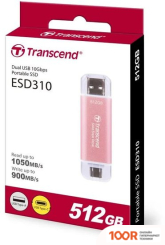 Внешний накопитель Transcend ESD310 512GB TS512GESD310P (33800)