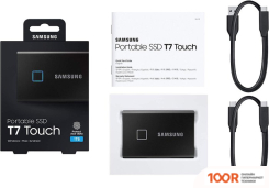 Внешний накопитель Samsung T7 TOUCH 1TB (ЧЕРНЫЙ) (33471)