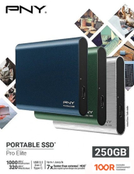 Внешний накопитель PNY PRO ELITE 500GB PSD0CS2060NB-500-RB (33447)