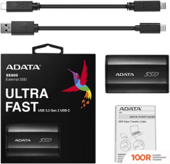 Внешний накопитель ADATA SE800 1TB ASE800-1TU32G2-CBK (ЧЕРНЫЙ) (33110)