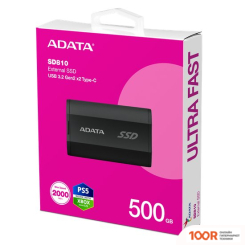 Внешний накопитель ADATA SD810 500GB SD810-500G-CBK (33097)